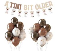 Espresso Martini Decorations, A Tini Bit Older Balloons Decorations, A Tiny Bit Older Party Balloons for Espresso Martini Themed Birthday Party Decor Supplies