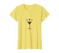 Espresso Martini Love: Cocktail Enthusiast's Delight T-Shirt, Women, Lemon, M