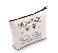 Espresso Martini Makeup Bag Espresso Martini Lover Gifts Espresso Martini Book Club Gift Espresso Martini Merch (Martini Book UK)