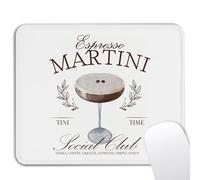 Espresso Martini Mouse Pad - Espresso Martini Gifts Desk Decor, Waterproof Non-Slip Rubber Base Tini Time Cocktail Lovers Mousepad for Wireless Mouse 9.4"x7.9"