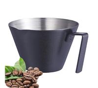Espresso Measuring Cup - 304 Stainless Steel Coffee Milk Jug | 100ml Spout Cup Ounce Markings Precision Pour Control | Designed to Improve Accurate Espresso Extraction at Home Kitchens Coffee Shops