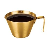 Espresso Measuring Cup Metal - Stainless Steel Espresso Measuring Cup, Espresso Measuring Cup | Espresso Pouring Cup with Scale, Shot Cups with Handle and Scale, Measuring Cups for Coffee Shops