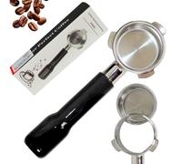 Espresso Portafilter 54mm Bottomless - Compatible with Breville Duo-temp, Infuser, Bambino, Barista Express, Barista Touch, and Barista Pro Espresso - Stainless Steel Filter Basked Included