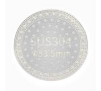 Espresso Puck Screen, 51mm 53mm 58mm Double Layer Stainless Steel Filter for Portafilter Basket, Improves Coffee Extraction and Cleaning(53.5mm)