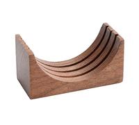 Espresso-Puck Screen Walnut-Stand Coffee Reusable Filter For Espresso-Portafilter Holder Wooden-Stand For 51/53/58mm Coffee Portafilter Stand