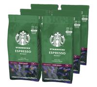 STARBUCKS Espresso Roast, Dark Roast, Ground Coffee 200g (Pack of 6)