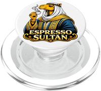 Espresso Sultan Camel Coffee Humor Graphic PopSockets PopGrip for MagSafe