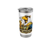 Espresso Sultan Camel Coffee Humor Graphic Stainless Steel Insulated Tumbler