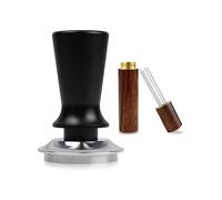 Espresso Tamper 51mm & Espresso Stirrer, Espresso Tamper, Calibrated Spring Loaded Hand Tamper Stainless Steel Base