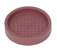 Espresso Tamper Mat, Silicone Round Coffee Tamper Mat Small Tamping Pad Anti Slip Coffee Powder Pad for Espresso Machine Accessories Cafe Household (Brown)