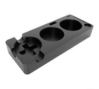Espresso Tamper Organizer with Removable Socket for 51 54 58 mm Handles Non Slip Stability and Three Compartment Layout for Daily Espresso Setup (The Black Peek)