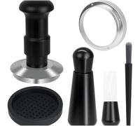 Espresso Tamper, With 304 Stainless Steel Shaft, Dual Spring For 30lb Constant Pressure, Self Leveling Design, 5 In 1 Accessory Kit(51mm)