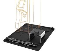 Espresso Tamping Mat Compatible-for Eureka-Mignon - CAFEMASY Espresso Tamping Station Coffee Grinder Base Mat Kit Silicone Tamper Mat for Countertops with Cleaning Brush Accessories Tools