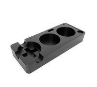 Espresso Tamping Station for ES601 655 701, Coffee Tamper Base with Portafilter Holder and Distributor Organizer, Black for PLA Stand for Espr(B)