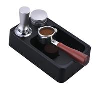 Espresso Tamping - Station with Knock Box Modern Multifunctional | Coffee Filter Tamper Holder Compact Coffee Accessories Organizer for Home, Kitchen or Espresso Preparation