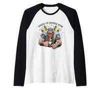 Espresso The Berserker Within Norse Viking Coffee Warrior Raglan Baseball Tee