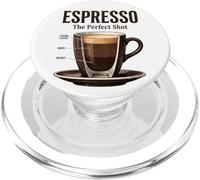 Espresso The Perfect Shot Barista Coffee Lover PopSockets PopGrip for MagSafe