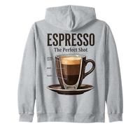 Espresso The Perfect Shot Barista Coffee Lover Zip Hoodie