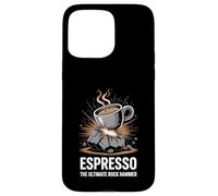 Espresso The Ultimate Rock Hammer Coffee Geologist Case for iPhone 15 Pro Max