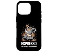 Espresso The Ultimate Rock Hammer Coffee Geologist Case for iPhone 16 Pro