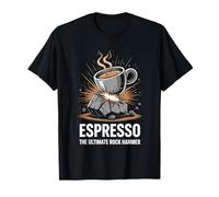 Espresso The Ultimate Rock Hammer Coffee Geologist T-Shirt