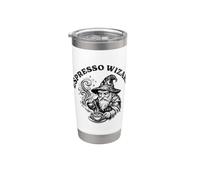 Espresso Wizard Coffee Lover Barista Magic Stainless Steel Insulated Tumbler