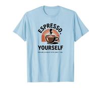 Espresso Yourself Coffee Pun Funny Lightning Cup T-Shirt