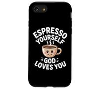 Espresso Yourself God Loves You Christian Case for iPhone SE (2020) / 7 / 8