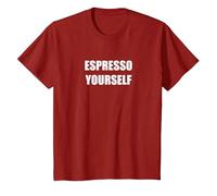 Espresso Yourself T-Shirt, Kids, Cranberry, 8 Years