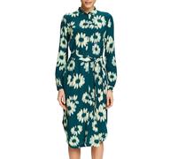 ESPRIT Women's 014ee1e310 Dress, 378/Dark Teal Green 4, 14