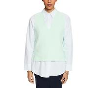 ESPRIT Women's 024ee1i316 Sweater, 390/Light Aqua Green, L