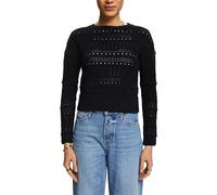 ESPRIT Women's 024ee1i324 Sweater, 001/Black, S