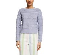 ESPRIT Women's 024ee1i324 Sweater, 445/Light Blue Lavender, M