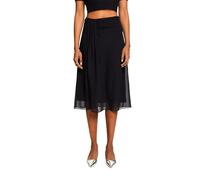 ESPRIT Women's 034ee1d317 Skirt, 001/Black, L