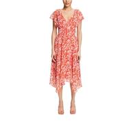 ESPRIT Women's 034ee1e342 Dress, 854/Pastel Orange 5, L