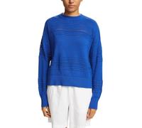 ESPRIT Women's 034ee1i306 Sweater, 410/Bright Blue, M