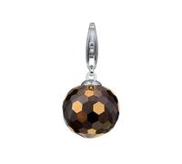 Esprit Charms Pendant Charm Silver BROWN STONE XL ESZZ90538.F