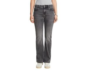 ESPRIT Classic Retro High Waist Jeans, Grey Medium Washed, 28W x 28L