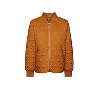 ESPRIT Collection Quilted jacket with ribbed collar, caramel, XS