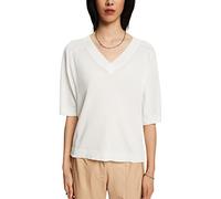 ESPRIT Collection Women's 993eo1i301 Sweater, Off White, S