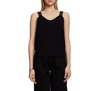 ESPRIT Collection Women's 043eo1f303 Blouse, Black, Large