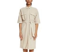 ESPRIT Collection Women's 052EO1E342 Dress, 260/LIGHT Taupe, M