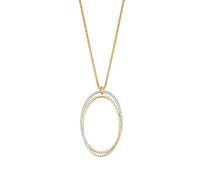 Esprit Collection Women's Necklace Silver Gold Zirconia Antheia ELNL93128B800