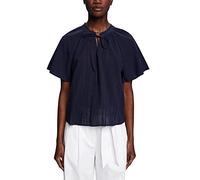 ESPRIT Women's 033CC1F306 Blouse, Dark Blue, XS