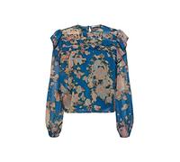 ESPRIT Women's 092CC1F305 Blouse, 458/TEAL Blue 4, XS