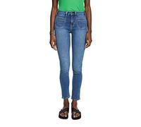 ESPRIT High-Rise Slim Fit Jeans, Blue Medium Washed, 31W x 30L