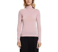 ESPRIT Jersey Long Sleeve with Turtleneck, 680/Old Pink, Large