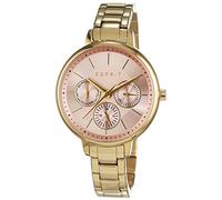 ESPRIT Ladies Watch Melanie with Black Dial Analogue Display and Gold Stainless Steel Plated ES108152002