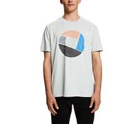 ESPRIT Men's 053ee2k302 T-Shirt, Ice, S