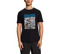 ESPRIT Men's 063ee2k308 T-Shirt, 001/Black, S